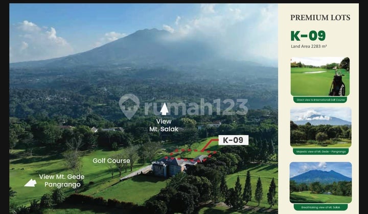 Kavling Golf View Gunung Gede & Pangrango