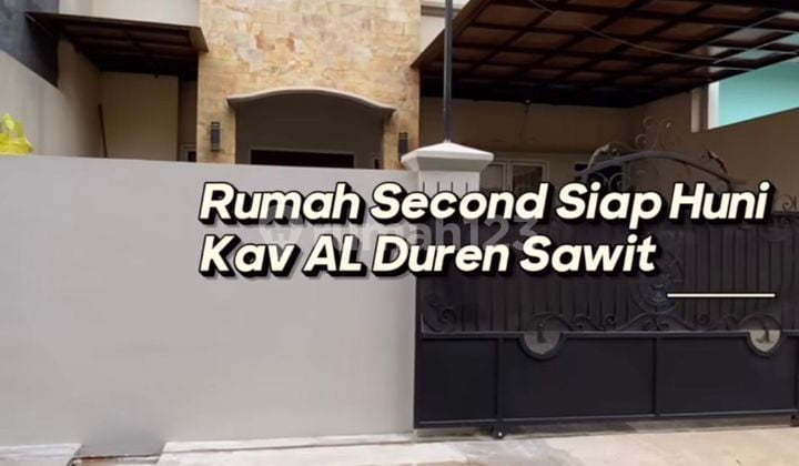 Dijual Rumah Siap Huni Furnished Dalam Komplek Kavling Al Duren Sawit Jakarta Timur 3 Lantai