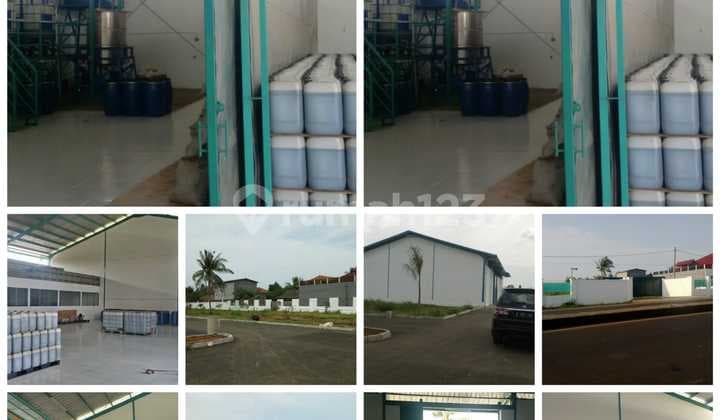Dijual Gudang Workshop Siap Pakai 650m2 Akses Kontainer 40ft