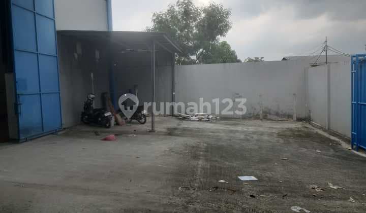 Disewakan Gudang Siap Pakai Jalan Depan Lebar Kontainer 40Ft