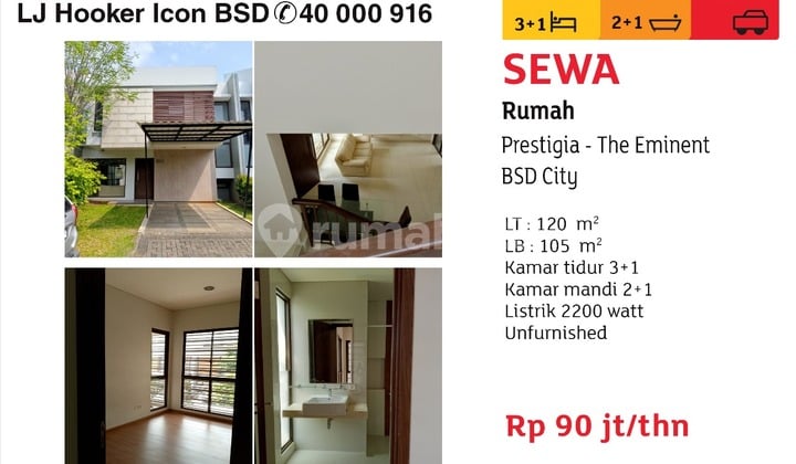 Neat House For Rent In Eminent Bsd