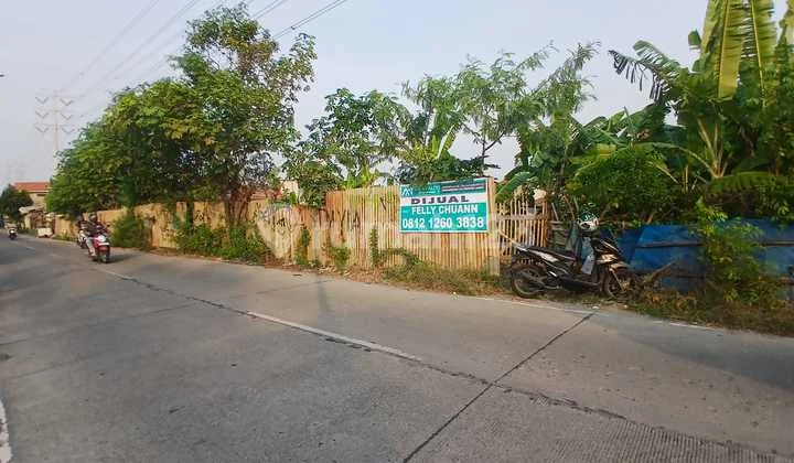 Tanah di Neglasari Deket Bandara Soetta tangerang. pinggir jalan raya Tanah di Neglasari Deket Bandara Soetta tangerang. pinggir jalan raya