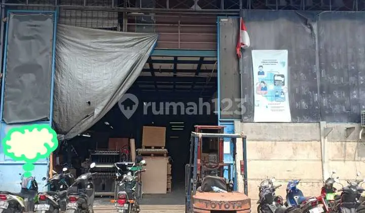 Gudang di Pergudangan Daan Mogot Prima. Bebas banjir