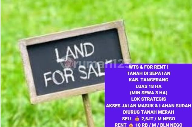 Dijual dan Disewa Tanah di Sepatan Tangerang