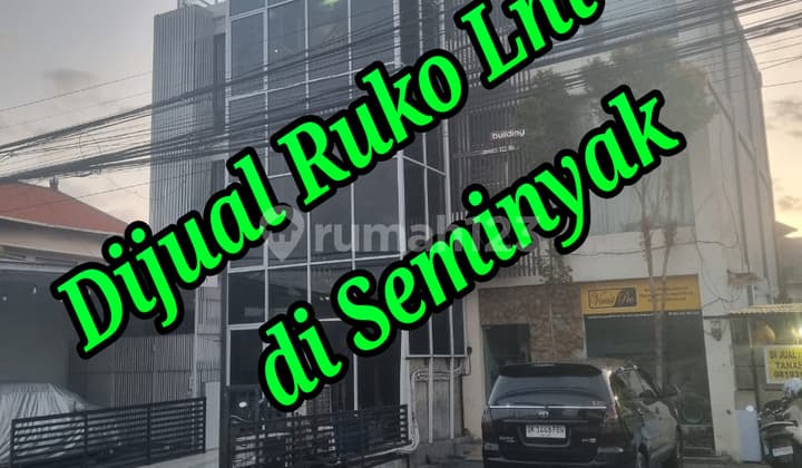 Dijual Ruko Lnt 3 di Jln Saraswati Seminyak Kuta Bali