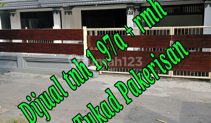 Dijual Tanah 1,97a Bonus Rmh Di Jln Tukad Pakerisan Panjer Denpasar Selatan Bali Tanah di Indomaret Tukad Pakerisan, Jl. Tukad Pakerisan, Panjer, Denpasar Selatan, Kota Denpasar, Bali, Indonesia, 80225, Denpasar Selatan SHM 197.0 m²