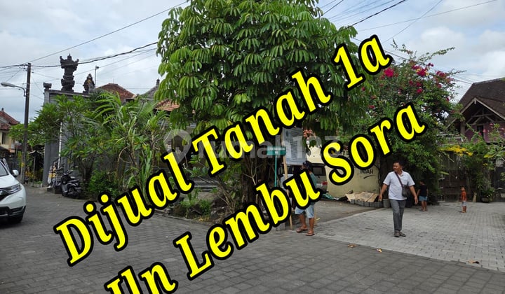 Land for Sale 1a on Jln Lembu Sora A Yani, North Denpasar, Bali Land at Jl. Lembu Sora No. 6, Peguyangan, North Denpasar, Denpasar City, Bali, Indonesia, 80115, North Denpasar SHM 101.0 m²