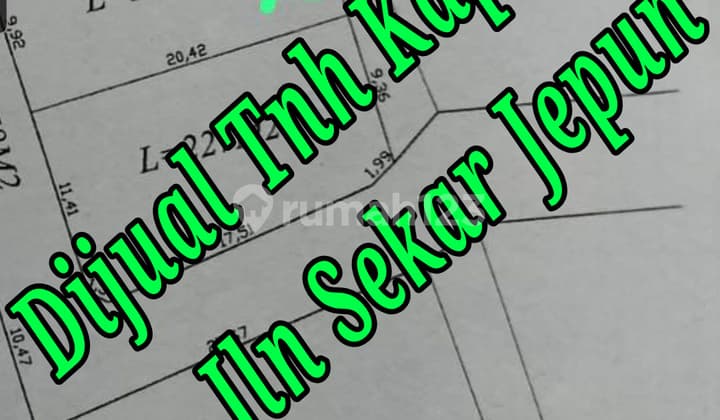 Siap Huni, Tanah, 1 Lantai, SHM, Dekat Sekolah Negeri, Bebas Banjir,