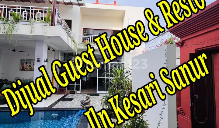 For Sale: Guest House and Restaurant on Jln Kesari, Sanur, Denpasar, Bali