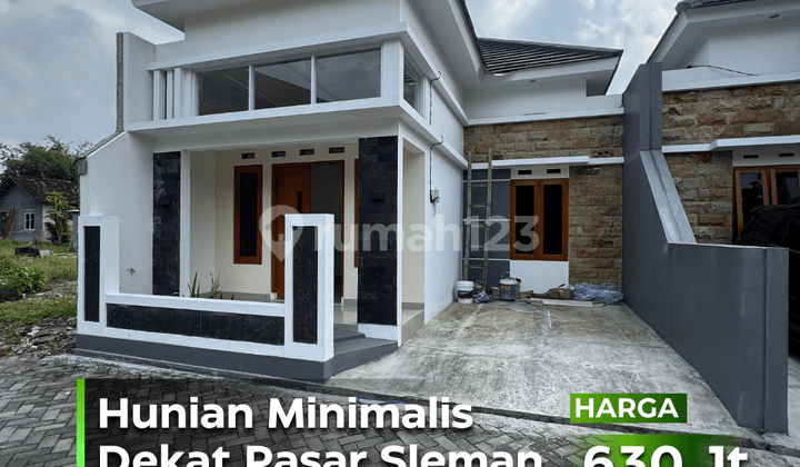 Rumah minimalis sampai Pasar Sleman