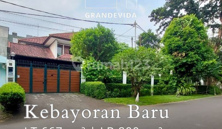 Rumah Area Elite Jalanan Lebar Lingkungan Tenang At Jl Hang Tuah Kebayoran Baru