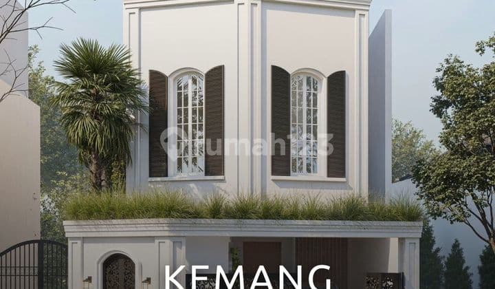 New 3-Story Classic House with Yard in Kemang