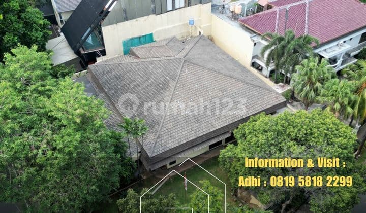 Rumah Hitung Tanah Cocok untuk Kantor atau Tempat Usaha Kawasan Elit Jl Pakubuwono Raya