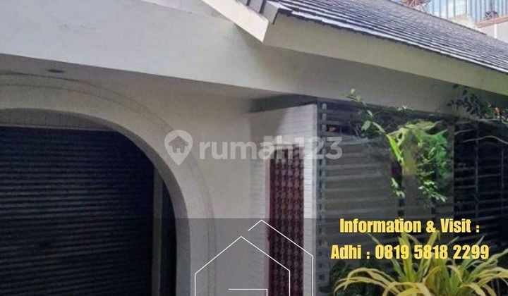 Rumah 1 Lantai Siap Huni Dekat Senopati Scbd At Jl Wijaya Kebayoran Baru