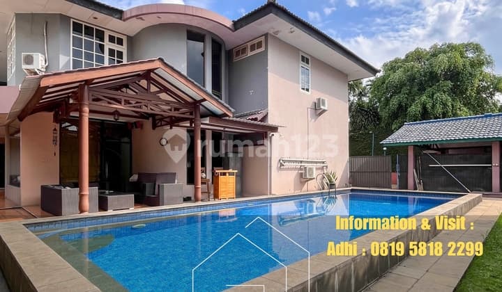 Lokasi Premium Dekat MRT Station, Compound, Private Pool Selangkah ke Kebayoran Baru dan Kemang
