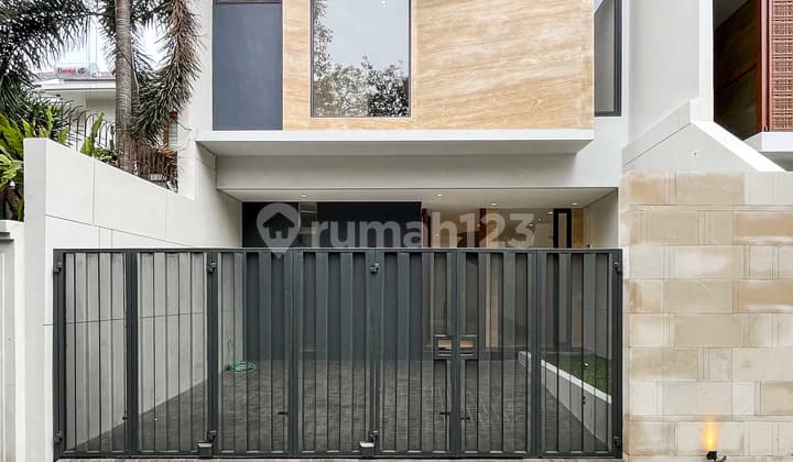 Rumah Baru 2 Lantai di Kemang Jarang Ada Jalan Lebar