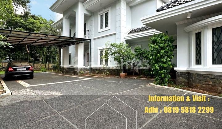 Rumah Super Mewah Lingkungan Elit Jalan Lebar Dekat Senayan Scbd