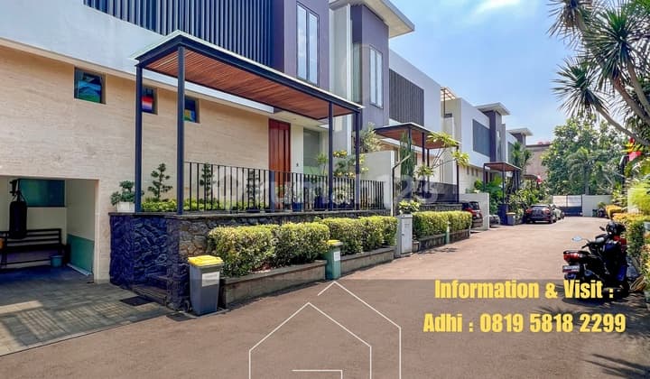 Rumah Siap Huni Dalam Townhouse Dekat Mrt Cipete