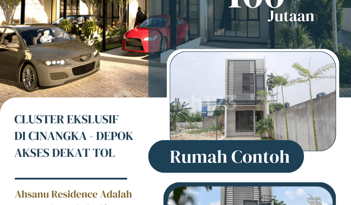 Rumah 2 Lantai di Depok Dekat Ciputat Dan Tol Pamulang Kpr SHM