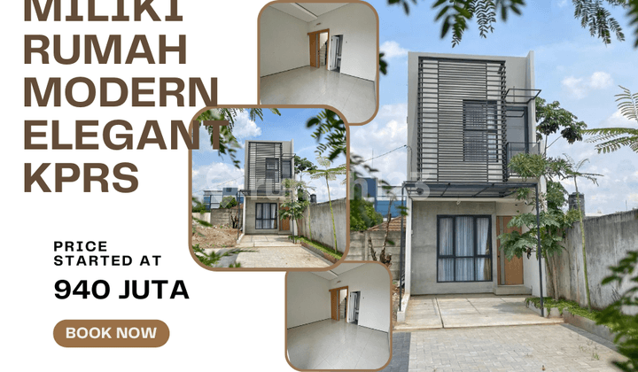 Dijual Rumah 2 Lantai di Depok Dekat Terminal Pondok Cabe, Tol