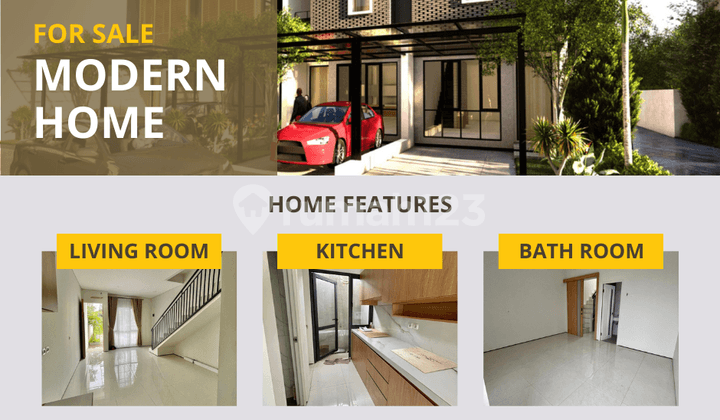 Dijual Rumah 2 Lantai di Cinangka Depok Dekat Ciputat Kprs SHM