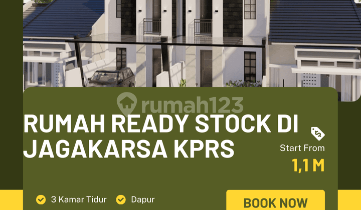 Miliki Rumah Ready Stock di Jagakarsa Dekat Cilandak 1 M an Kpr