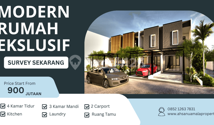 Dapatkan Rumah Modern di Depok Dekat Tol Pamulang Kprs SHM