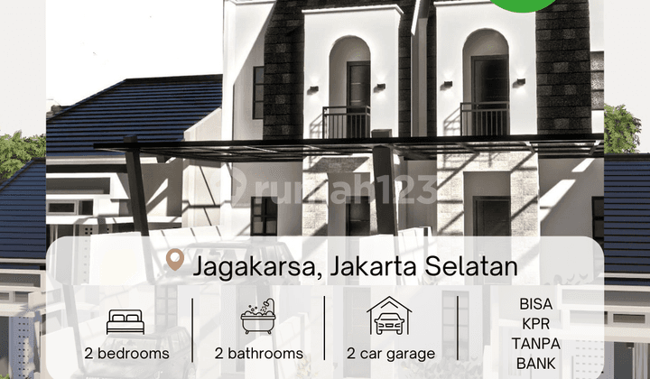 Dijual Rumah Ready Stock 1 M an Kpr SHM di Jagakarsa 2 Lantai