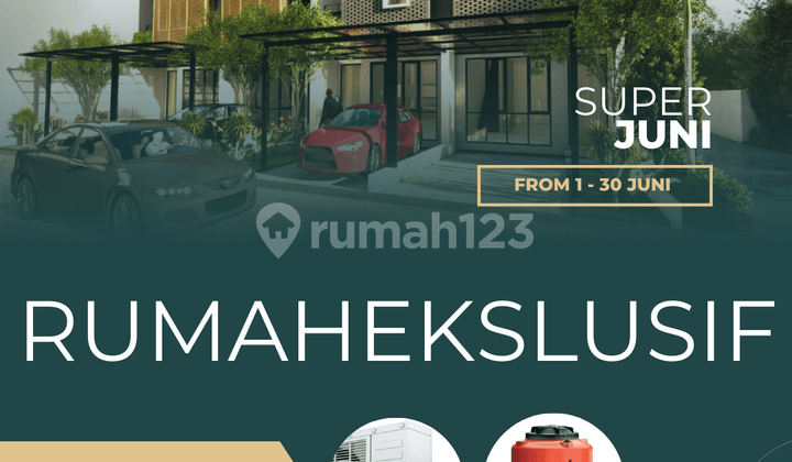 Rumah 2 Lantai Baru Type 107 80 Dekat Tol Pamulang Pondok Cabe