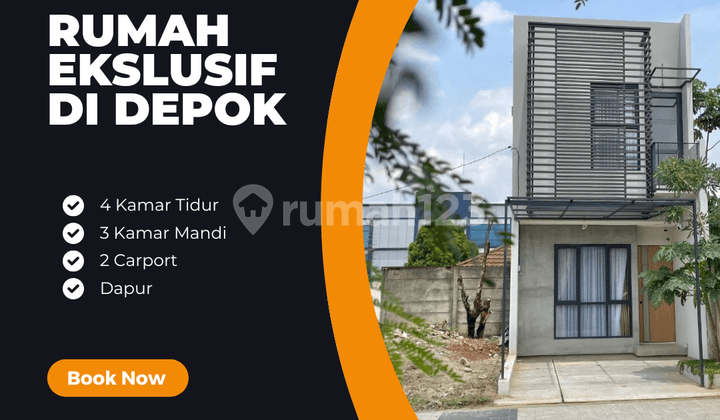 Hunian Eksklusif di Depok 2 Lantai Dekat Pondok Cabe Dan Tol