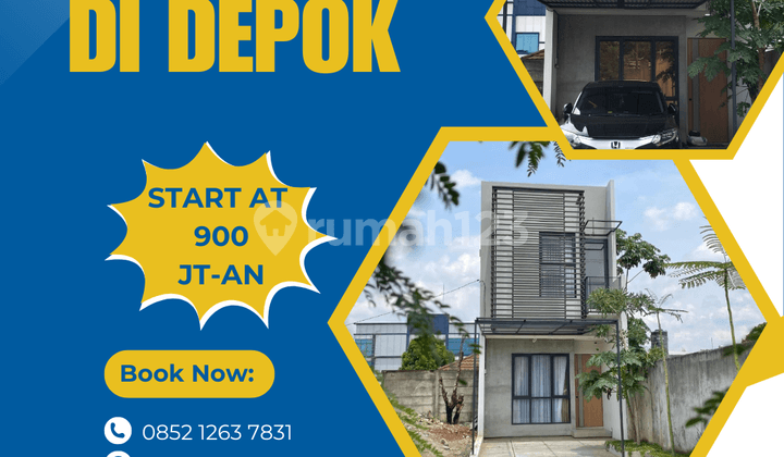 Miliki Rumah 2 Lantai Type 107 80 di Depok Kpr SHM Dekat Tol