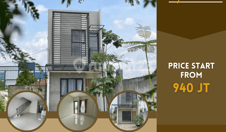 Dijual Rumah 2 Lantai Kprs Dp 200 Jutaan Cicilan 8 Jutaan SHM