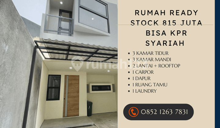 Miliki Rumah Nuansa Asri Ready Stock Siap Huni Dekat Tol Kprs