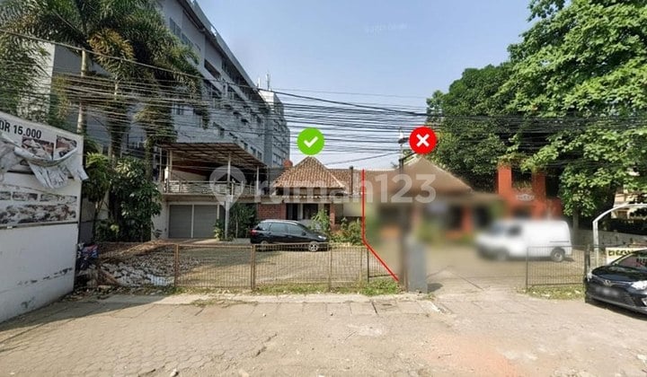 Bangunan Ex Restoran Hitung Tanah Mainroad Sayap Cipaganti