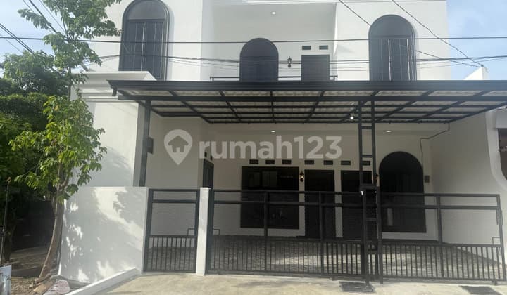 Cheap Modern Classic House, Corner Position in Prima Harapan Regency