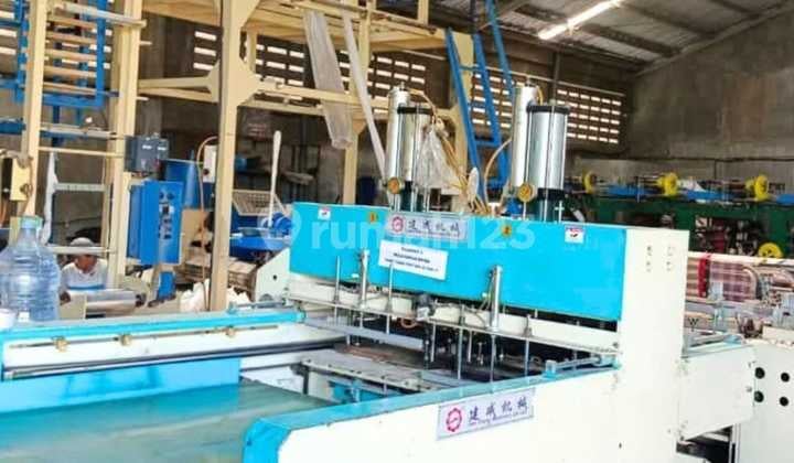 For Sale Active Plastic Factory in Kediri with Employee Mess.
