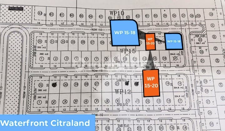 Dijual Tanah Waterfront Citraland Termurah Siap Bangun