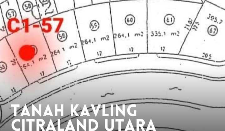 Dijual Tanah Kavling Termurah Citraland Bukit Palma Luar Cluster