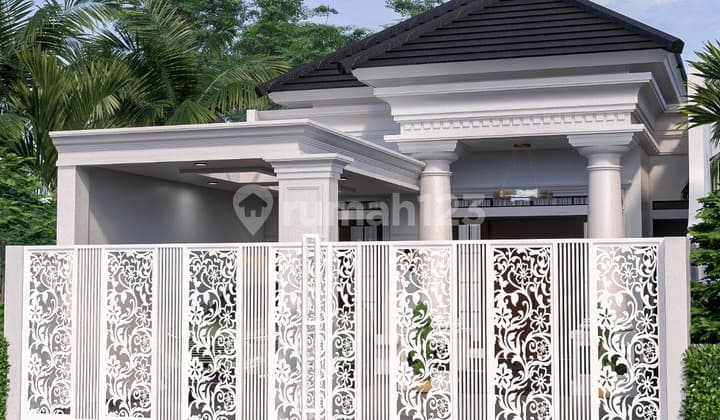Large Luxury House with Spacious Land, Located Near the University of Lampung Campus