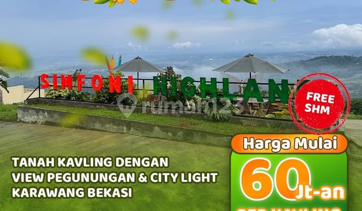 Jual Kavling Murah Simfoni Highland Bogor Timur ! Murah Meriah Good Invest View Cantik Sekali !