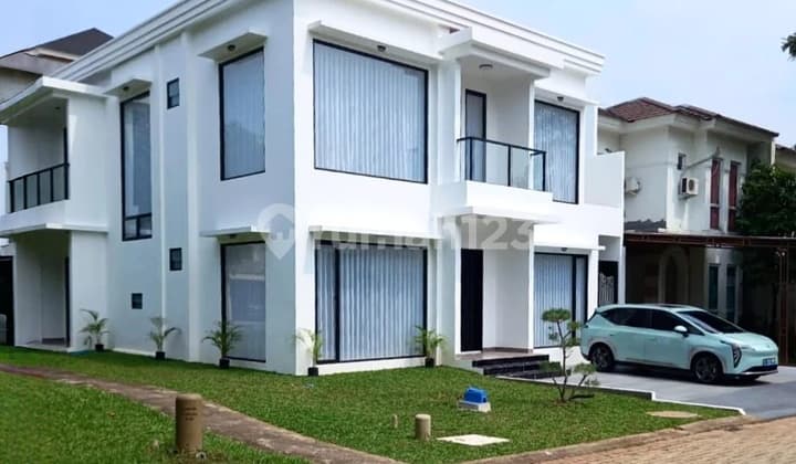 Rumah Baru Foresta BSD Posisi Hoek Dijual Cepat! Mewah Glowing Siap Huni! Posisi Strategis & Bebas Banjir!!!