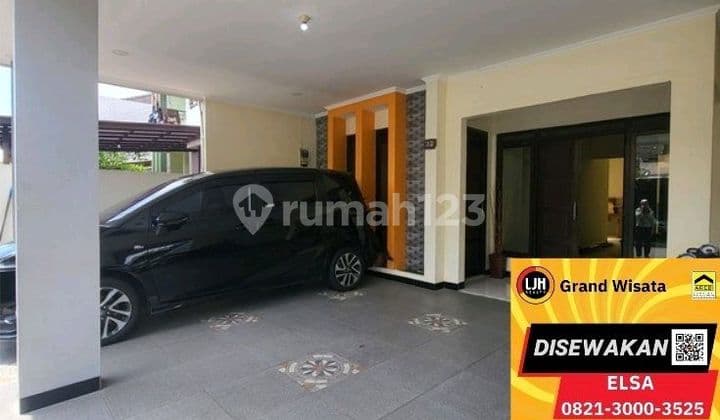 Rumah 2.5 Lantai Luas 127 M2. 5 Kamar Tidur Bisa Dijadikan Hunian/ Kantor Dalam Komplek One Gate Security System. Antapani Bandung