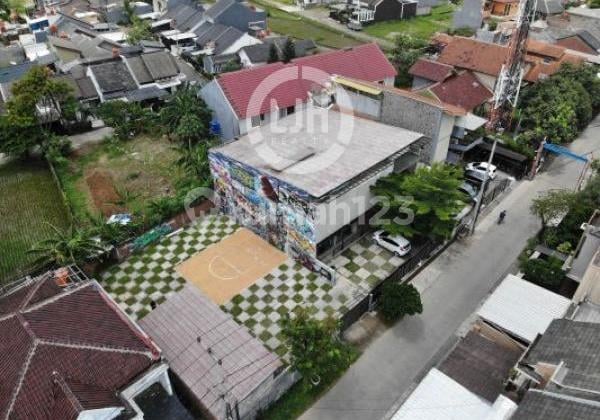 Dijual Kavling + Bangunan, Luas 665m2, 2 Lantai, Shm, Bisa Kpr, Cocok Dijadikan Kantor, Warehouse, Sekolah, Mini Cluster Di Cisaranten Kota Bandung