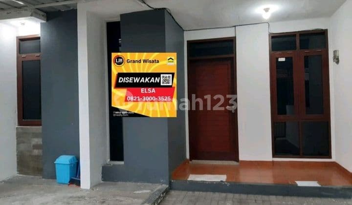 Disewakan Rumah 1 Lantai Luas 100 M2. Kamar 2 + 1 Siap Huni Dalam Cluster One Gate Security System. Fasilitas Cluster : Taman Bermain, Masjid. Di Antapani Bandung