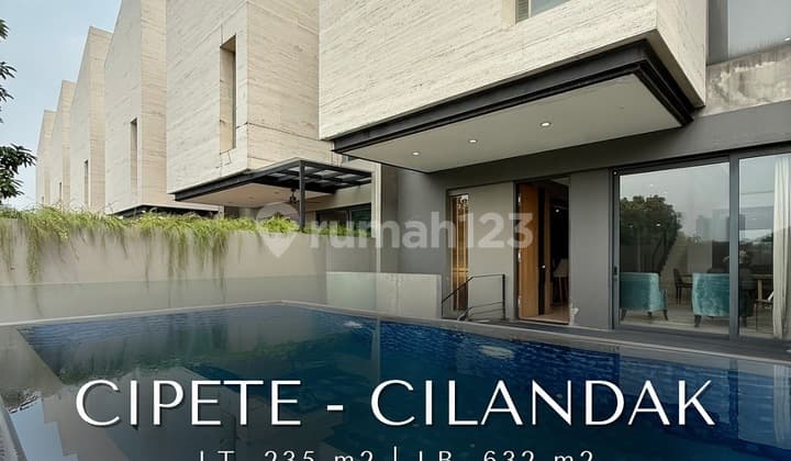Dijual rumah townhouse furnished Cipete Cilandak Jakarta Selatan