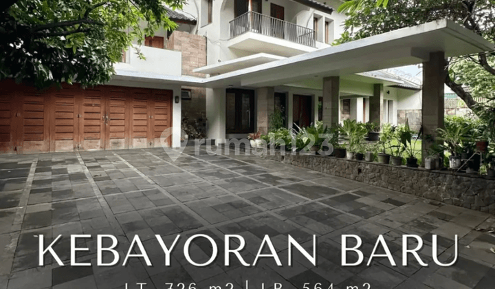 Dijual rumah klasik lokasi premium Dharmawangsa Kebayoran Baru Jakarta Selatan