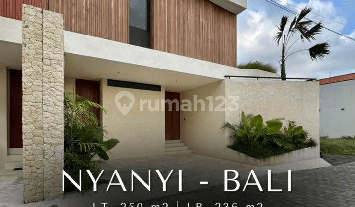 Dijual Villa baru dekat NYANYI Beach view sawah Tabanan Bali