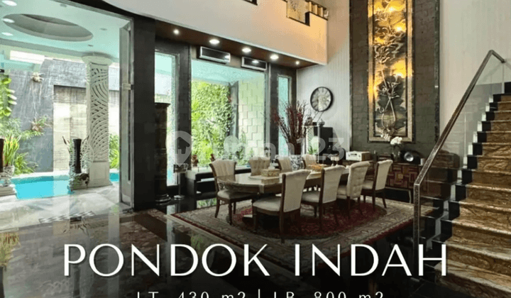 Dijual rumah luxurious tropical Pondok Indah Jakarta Selatan