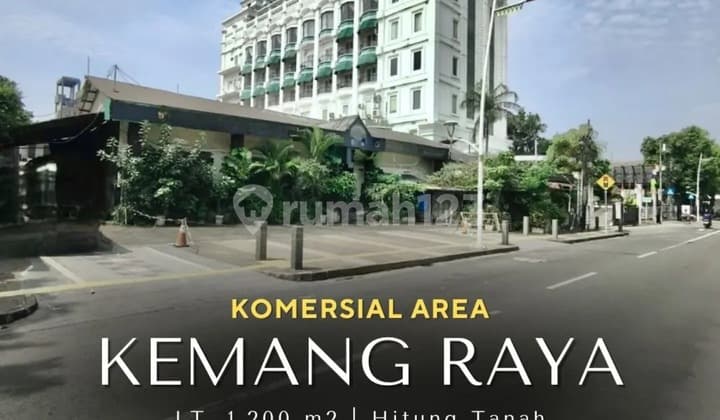 Dijual tanah komersil best location tidak banjir Kemang Raya Jakarta Selatan