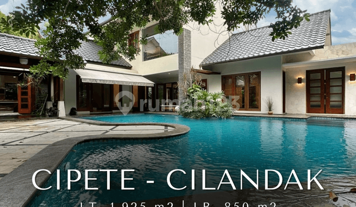 Dijual rumah tropikal lux Cipete Cilandak Jakarta Selatan